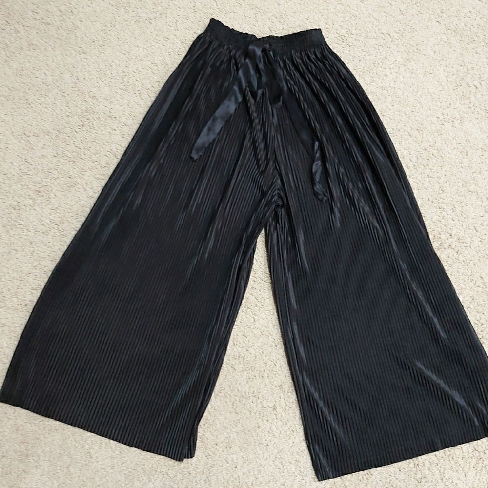 PLEATED PALLAZO PANTS/ B2A